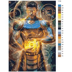 Картина по номерам Y 184 "Ричард Мэдден - Икарис . Вечные" 40х60 Brushes Paints