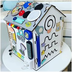 Домик для малыша, деревянный Busyboard Okt