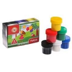 Гуашь 6 цветов х 25 мл, Koh-I-Noor, в картонной коробке