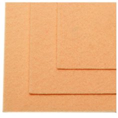 Фетр листовой жесткий IDEAL 1мм 20х30см арт. FLT-H1 уп.10 листов цв.652 персик