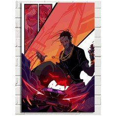Картина по номерам музыка Travis Scott (Хип хоп, рэп) - 8433 В 60x40