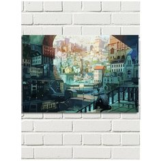 Картина по номерам Аниме пейзаж (Миядзаки, Природа) - 7223 Г 60x40