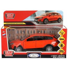 Технопарк Машина "LADA VESTA SW CROSS" 17,5 см, металлическая, коллекционная, свет, звук, инерционная