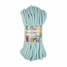 Пряжа ARACHNA Craft Maxi 75% хлопок, 25% фибра 3 шт. х 268 г 15.24 м цв. №05 голубой (Craft Maxi-№05 голубой)