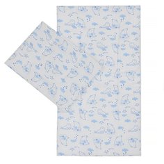 Комплект в коляску BamBola матрасик 35*70, подушка 25*35 Бязь (мальчик)