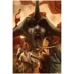 Картина по номерам на холсте темная башня стивен кинг - 2208 40X60