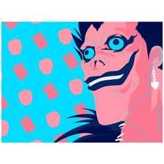 Картина по номерам на холсте Аниме Тетрадь смерти 5511 40x30