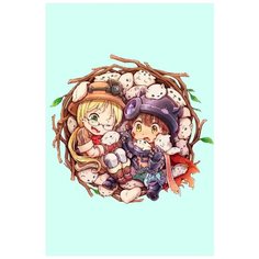 Картина по номерам на холсте Аниме созданный в бездне 5187 40x60