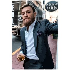 Картина по номерам на холсте Спорт Конор Макгрегор - 347 40X60