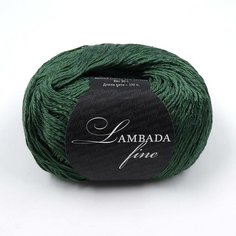 Пряжа Seam Lambada fine (Ламбада фине) 08 зеленый 55% мерсеризованный хлопок, 45% вискоза 50г 170м 5шт