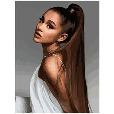 Картина по номерам на холсте Музыка Ariana Grande - 6357 В 30x40
