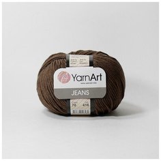 Пряжа YarnArt Jeans (Джинс) - 10 мотков Цвет: 70 коричневый 55% хлопок, 45% полиакрил 50г 160м