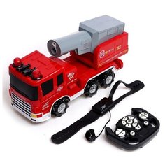 Машина радиоуправляемая «Пожарная служба», 4WD, управление жестами, дымовая пушка NO Name