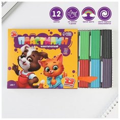Пластилин ArtFox STUDY, 12 цветов, 180 г./В упаковке шт: 1