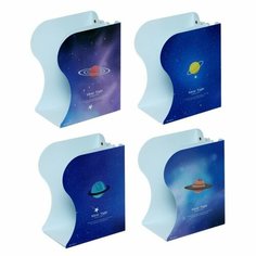 Подставка для книг раздвижная 3 отделения, металл, микс Космос Calligrata