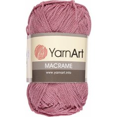 Пряжа YarnArt Macrame сухая роза (141), 100%полиэстер, 130м, 90г, 2шт