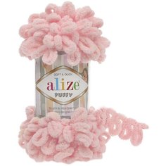 Пряжа Alize Puffy пион (888), 100%микрополиэстер, 9м, 100г, 2шт