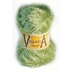 Пряжа Visantia Trafka светло-салатовый (106), 100%полиэстер, 150м, 100г, 2шт