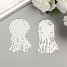 Нож для вырубки сталь "Осьминог" 6,3х4,2 см Made in China