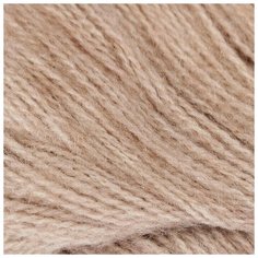 Пряжа "Angora real 40" 60 акрил, 40 шерсть 430м/100гр (152 беж. мел) Нет бренда