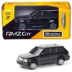 Машинка металлическая Uni-Fortune RMZ City 1:64 Range Rover Sport, без механизмов, цвет черный, 9 x 4.2 x 4 см, 36шт в дисплее 344009S-BLK