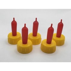 Соска-крышка на бутылку для мелких животных , 5 штук Нет бренда