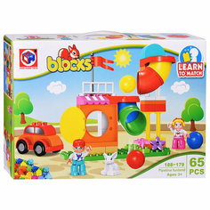 Конструктор пластиковый детский "Труба" Oubaoloon 188-179 (65 деталей) в коробке