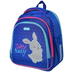 Ранец для девочки Forst ортопедический, "F-base", Sweet Bunny, 36х29х17 см, анатомическая спинка (FT-RY-020103)