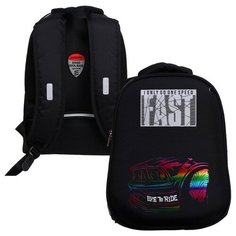 Ранец школьный deVENTE. Choice Lite. Fast 38*29*17 см 2 отд, часы 7033239