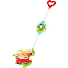Каталка-игрушка Жирафики Вертолет, разноцветный
