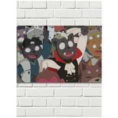 Картина по номерам мультфильм Odd Taxi - 9019 Г 60x40