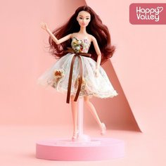 Happy Valley Кукла-модель шарнирная «Нежные мечты» с велосипедом