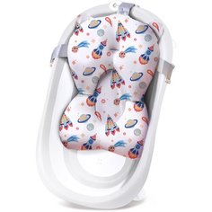 Матрасик для купания новорожденных LaLa-Kids синий