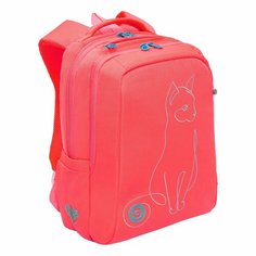Рюкзак школьный GRIZZLY с карманом для ноутбука 13", двумя отделениями, анатомической спинкой, для девочки RG-366-2/3 Guangzhou Guangfeng Leather Co.,Ltd