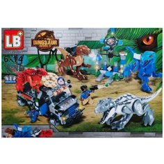 Конструктор/ Dinosaur World/ Парк юрского периода/ Динозавры/ 412 деталей/ LB635/ ребенку LB+