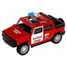 Технопарк Машина Пожарный внедорожник 11 см инерционная, металл 1911С139-R с 3 лет