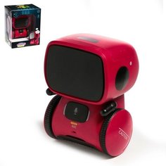 Робот интерактивный «Милый робот», световые и звуковые эффекты, русская озвучка, цвет красный Zhorya