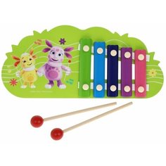 Ксилофон детский Лунтик 2 палочки, 5 нот Mapacha