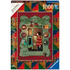 Пазл Ravensburger 1000 деталей: Гарри Поттер дома с семьей Уизли