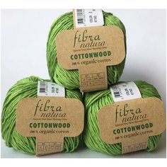Пряжа FIBRA NATURA Cottonwood, 100% Хлопок, цвет: (43), 105м/50г, 2 шт.