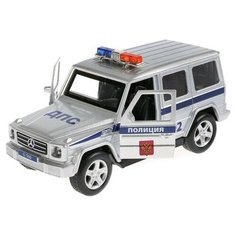 Машина металлическая инерционная Mercedes-Benxz G-class «Полиция» 12 см, световые и звуковые эффекты Технопарк