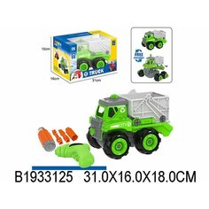 Конструктор 600-13ACXL Спецтехника в коробке Китайская игрушка1