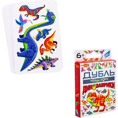 Игра Дубль Динозаврики 2119C Cards Dream Makers