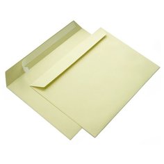 Конверт из цветной бумаги С4 (229*324) кремовый - 100 шт. Pack24