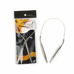 Спицы круговые Maxwell на тросиках Black 8,0 мм, 40 см, 10 шт (MAXW.40-80.10)