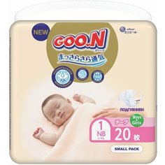 Подгузники GOO.N Premium, 1/NB, 2-5 кг, 20 шт. Goon