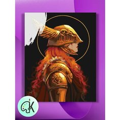 Картина по номерам на холсте Elden Ring - Маления в профиль, 40 х 50 см КУЛЬТУРА ЦВЕТА