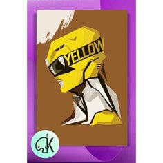 Картина по номерам на холсте Жёлтый Рейнджер, 40 х 50 см КУЛЬТУРА ЦВЕТА