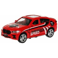 Машинка металлическая ТехноПарк BMW X6 Sport 12см X6-12SRT-RD