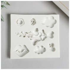 Молд силикон "Любовный флёр" 7 предметов 1,2х9,8х10 см Noname